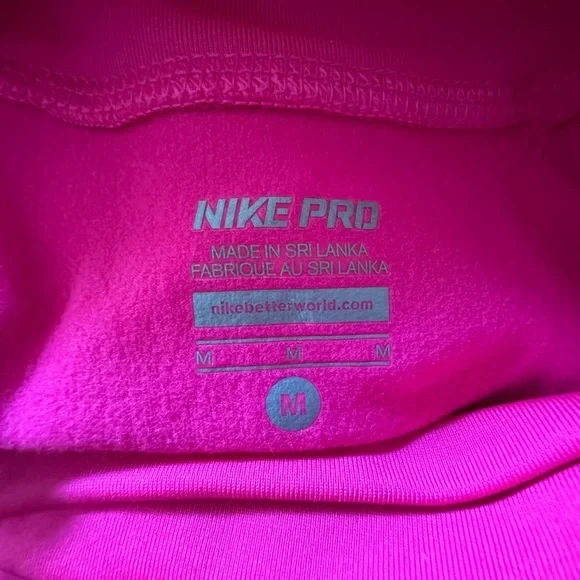 Nike Women's Pink Cowl Neck Dri-fit Sweatshirt - Picture 7 of 7